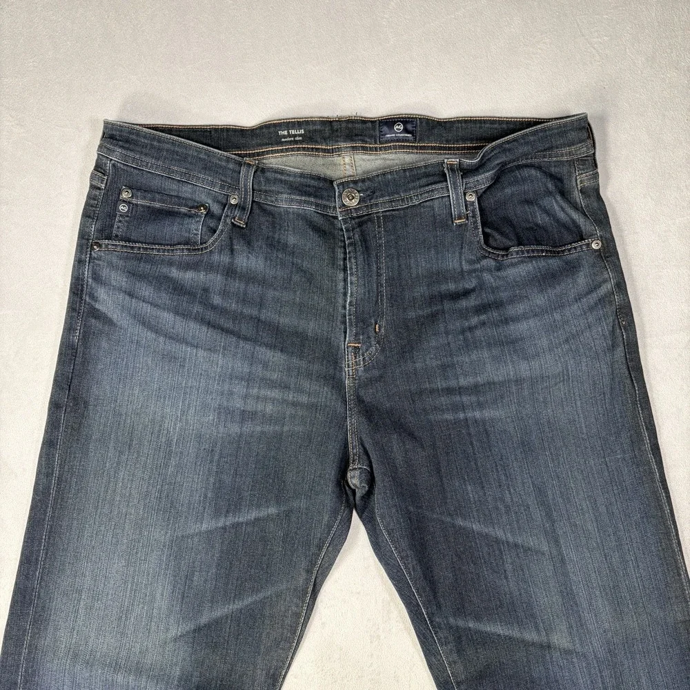 AG Adriano Goldschmied Tellis Modern Slim Jeans Men's Size 38x34 Actual 38x27.5